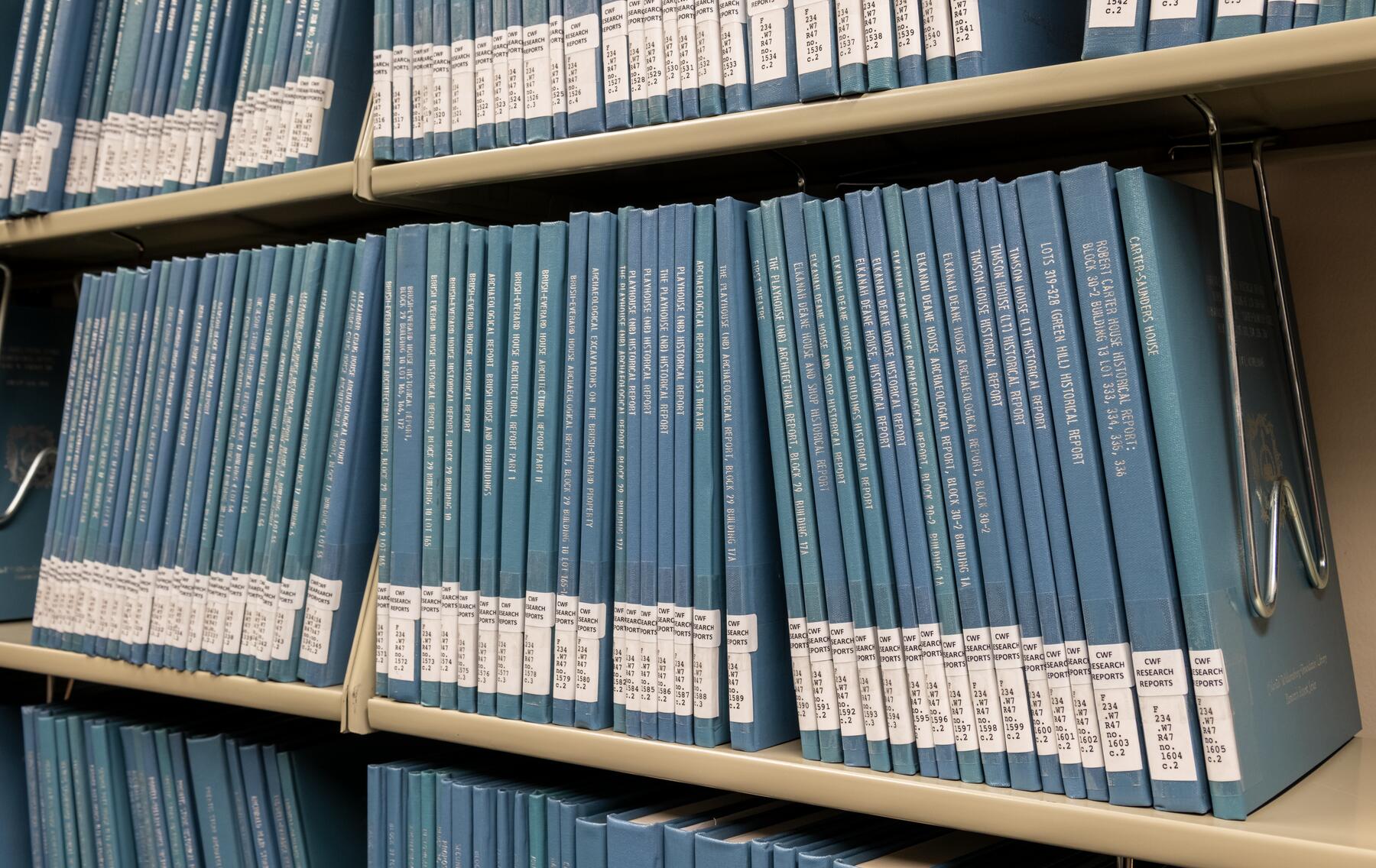 Bound CWF Research Reports at Rockefeller Library