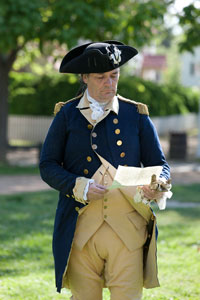 Ron Carnegie as George Washington