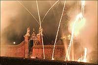 Fireworks in Palace Gardens