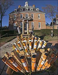 Rockets in Palace Gardens