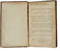 Bampfylde-Moore Carew exported himself and his crimes to the colonies, where he published his memoirs.