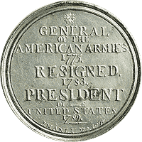 George Washington Medal - first American Washington medal, 1790