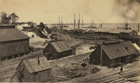 A Union ironclad patrolling the James