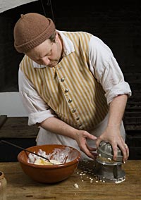 The finished dessert could be decorated with saffron, cochineal, spinach, or some other natural coloring to add visual flair, a treat for eyes as well as tongue.