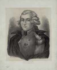 A portrait of the Marquis de Lafayette, circa 1875.