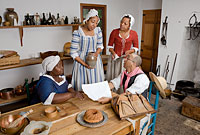 Interpreters Emily James, Hope Smith, Janine Harris, and Greg James discuss Governor Dunmore’s promised freedom for male slaves of rebels who joined British forces. 