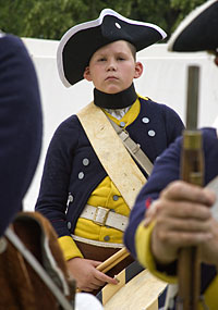 A drummer for a Hessian regiment around 1780.